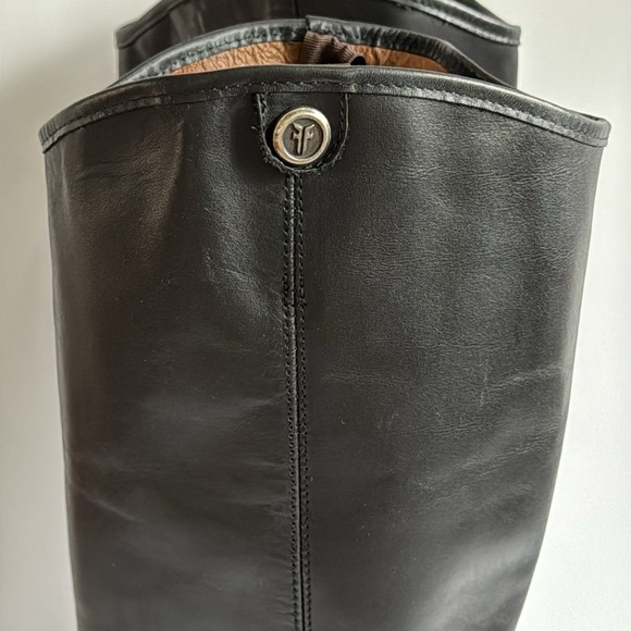 Frye Mellisa Button 2‎ Leather Equestrian Southwester Style Boots Size 8.5 - NEW - Picture 6 of 16